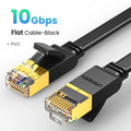 Cat 7 Flat High-Speed 10Gbps Ethernet LAN Cable for Gaming and Routers