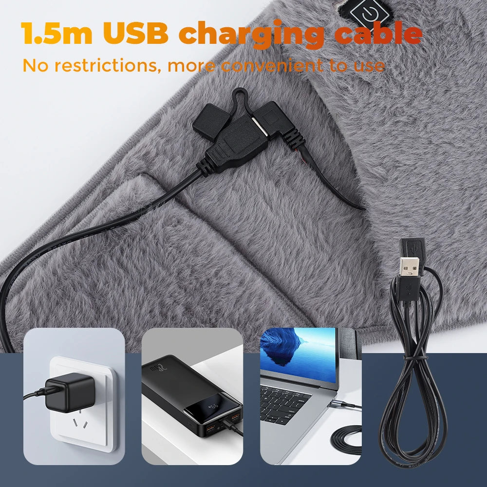 2-in-1 Electric Heated Waist and Hand Warmer Belt