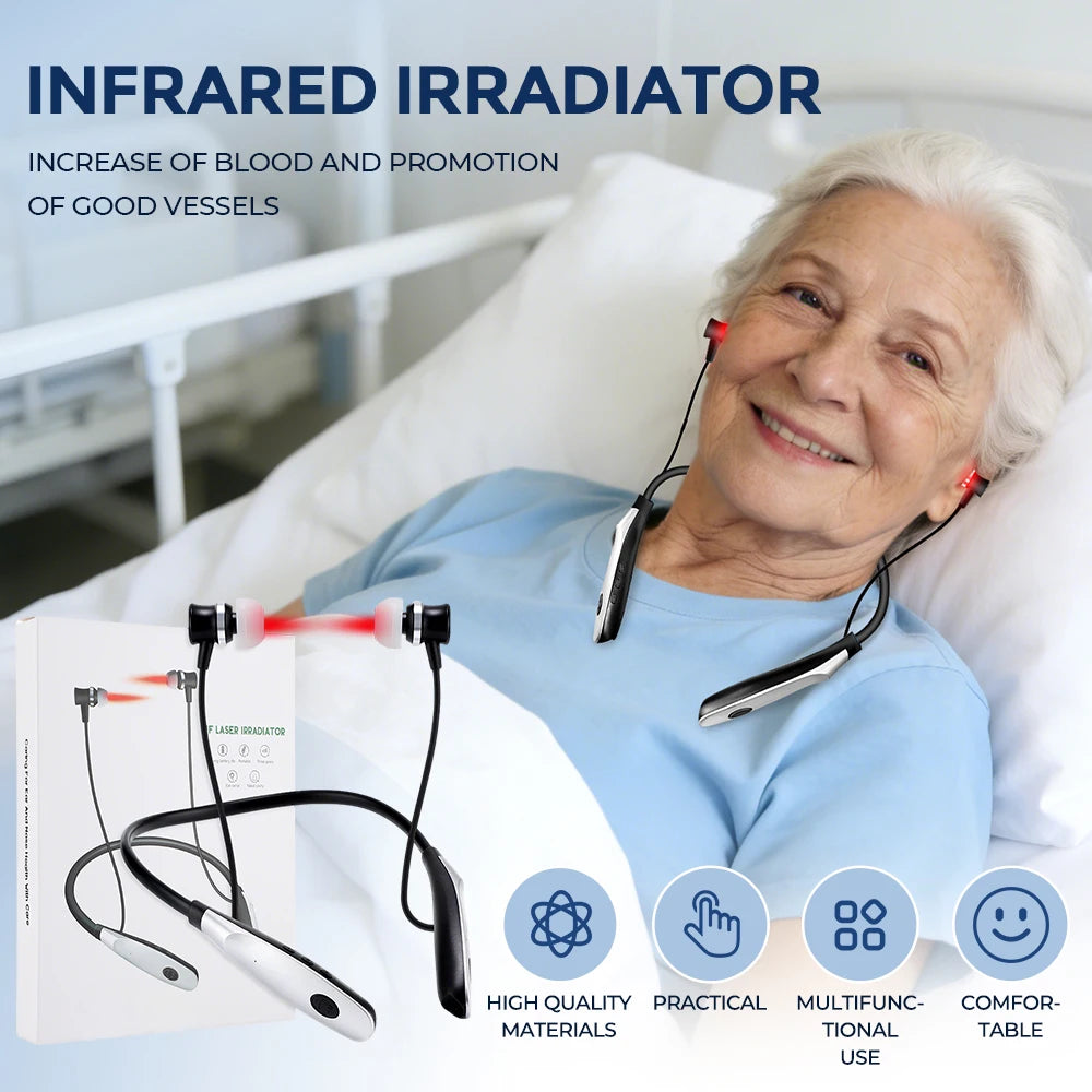 Rechargeable Red Light Therapy Device for Nose and Ears