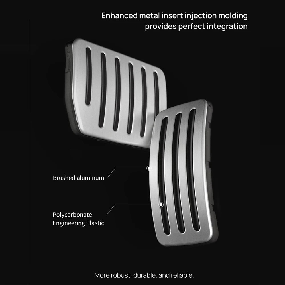 Aluminum Alloy Accelerator and Brake Pedal Covers for Tesla Model 3 2024