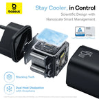 45W GaN Fast USB-C Wall Charger for Smartphones and Tablets