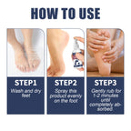 Refreshing Deodorant Foot Spray for Odor Removal and Dry Skin