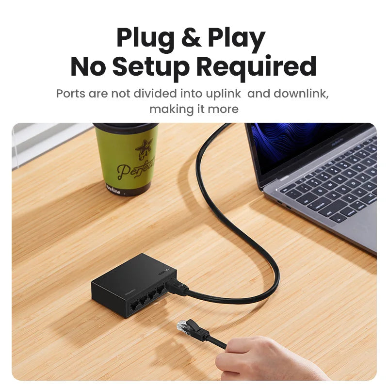 5-Port Gigabit Ethernet Network Switch 1000Mbps