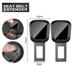 Car Seat Belt Buckle Extension Clip Metal Socket Plug Extender