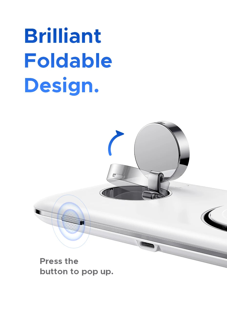 2-in-1 Magnetic Wireless Charging Station for iPhone and Earphones - 20