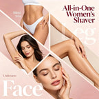 Waterproof 2-in-1 Electric Bikini Trimmer and Body Shaver