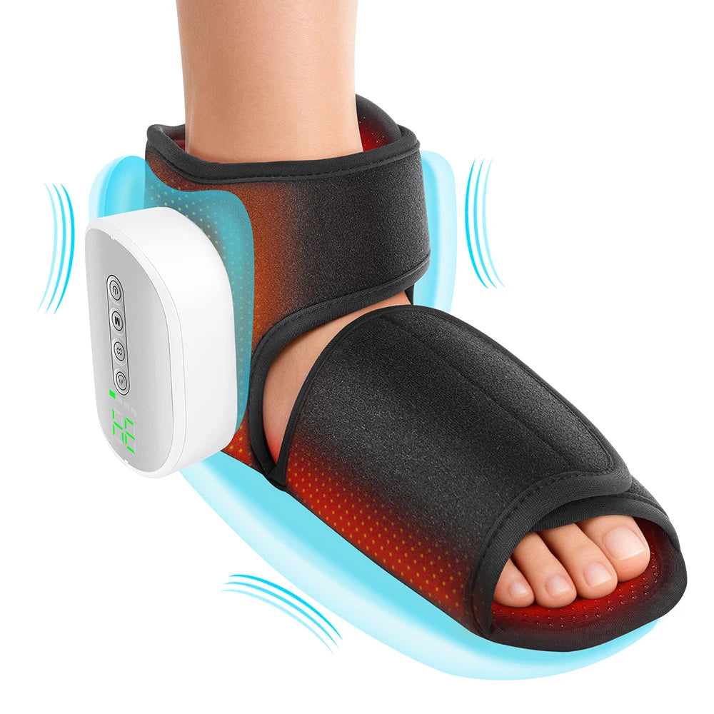 Cordless Heated Air Compression Foot and Ankle Massager - 19
