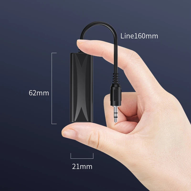 3.5mm Aux Ground Loop Noise Isolator for Car and Home Audio