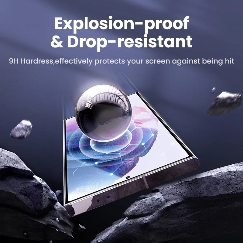 Tempered Glass Screen Protector for Samsung Galaxy S25/S24 Ultra - 4