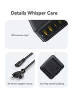 120W 6-in-1 GaN Desktop Fast Charger for Laptops and Phones