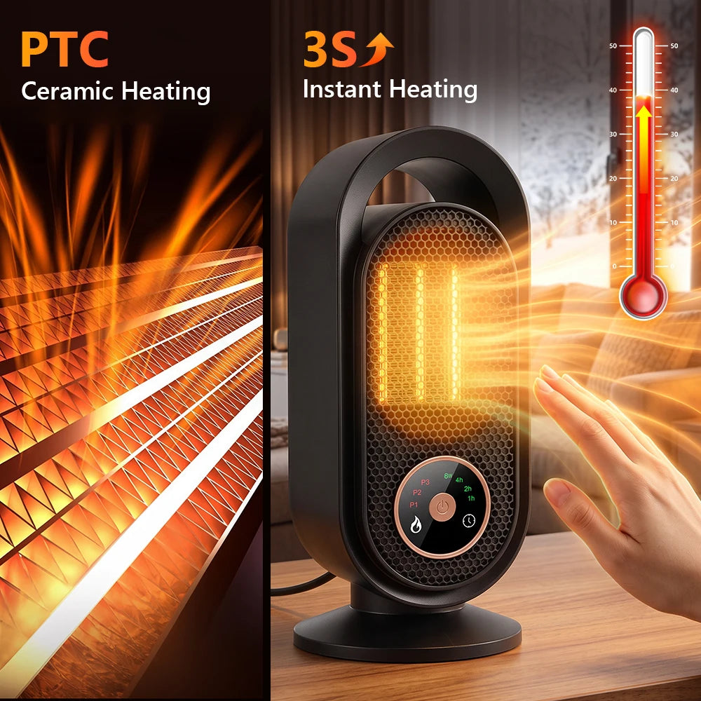 Portable Electric Ceramic Desktop Space Heater