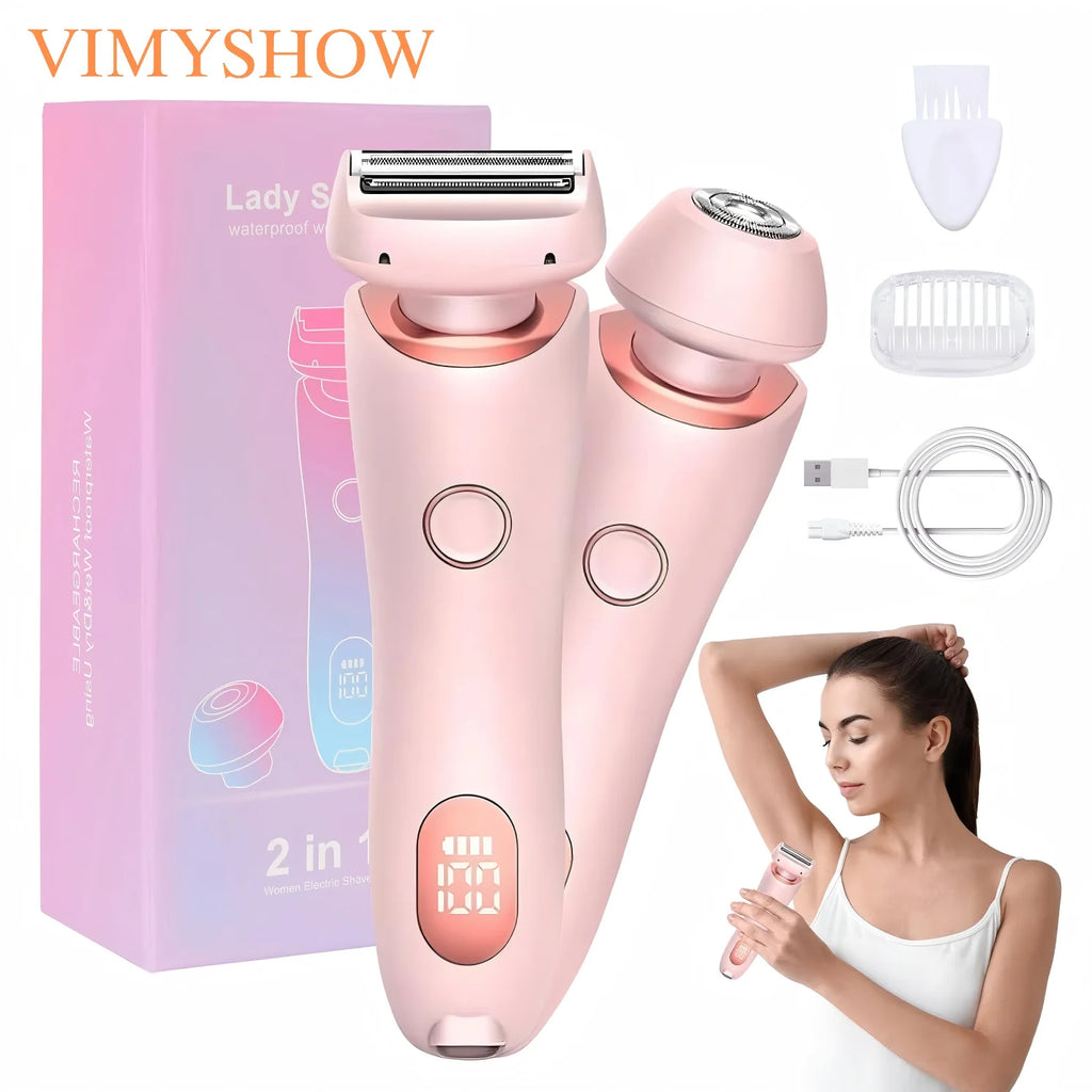 Electric Women's Body and Facial Hair Shaver