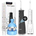 Portable Electric Water Flosser and Scalp Massager Set