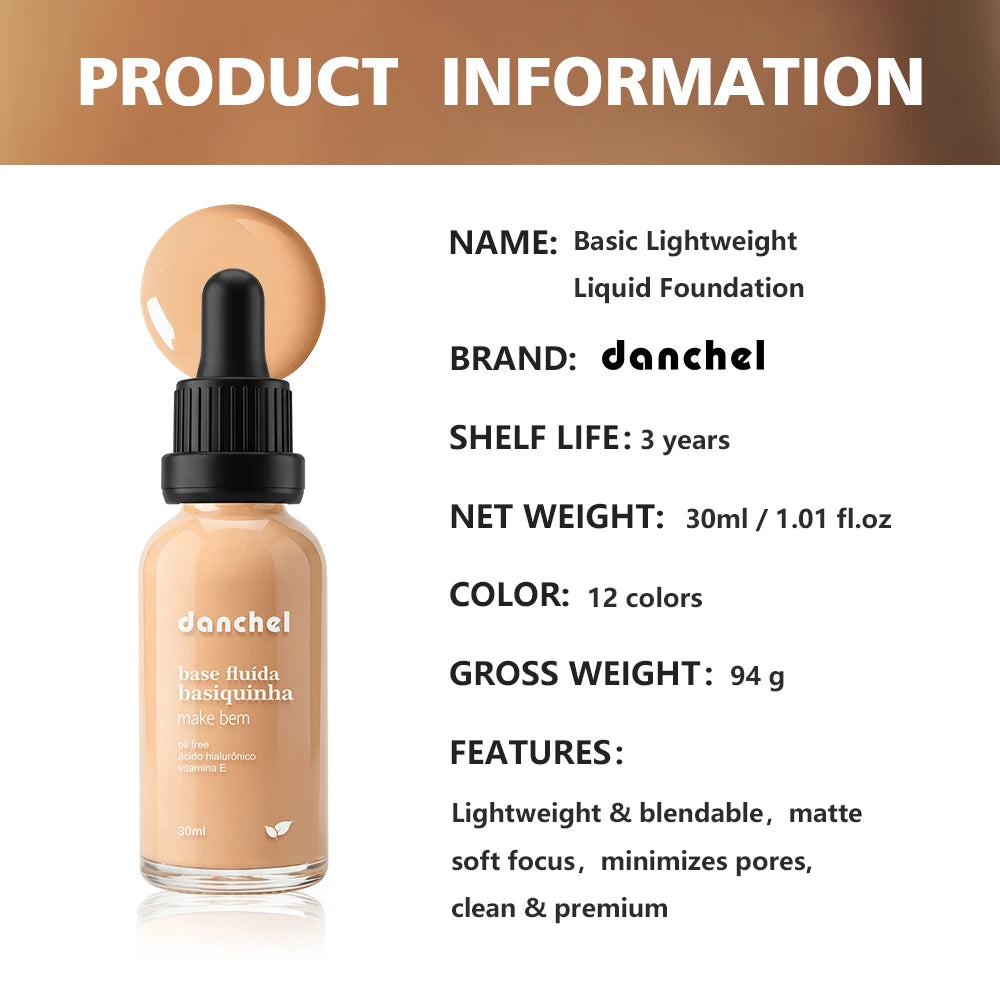 Lightweight Matte Liquid Foundation for Pore Minimizing