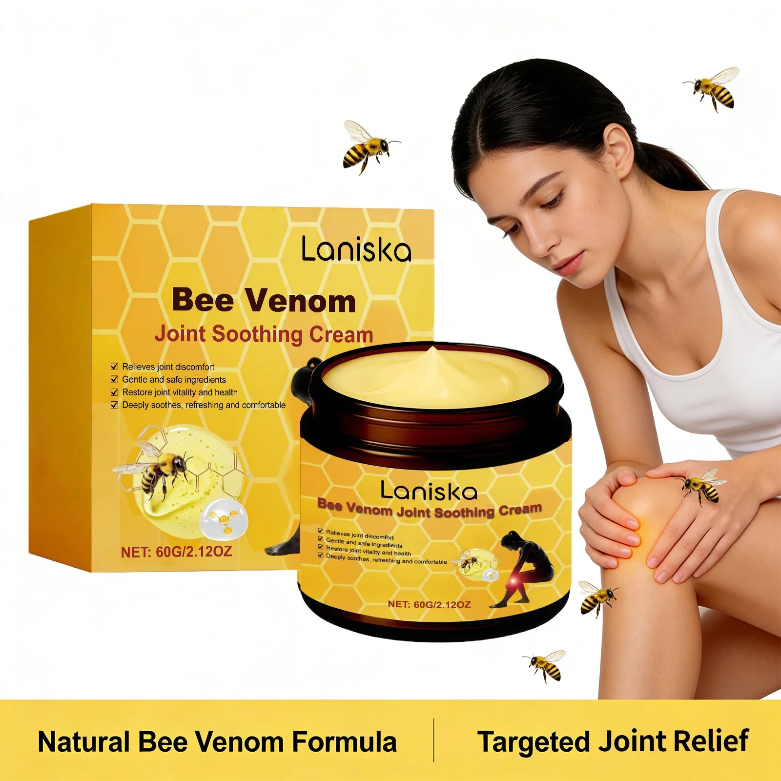 Bee Venom Soothing Cream for Joint and Muscle Relief - 11