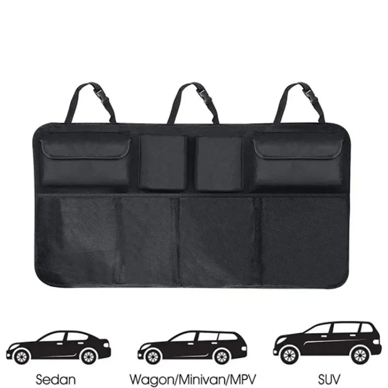 Waterproof Car Seat Back Organizer with 8 Storage Pockets - 5