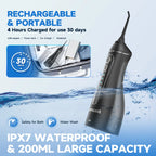 Portable Rechargeable Water Flosser for Oral Care