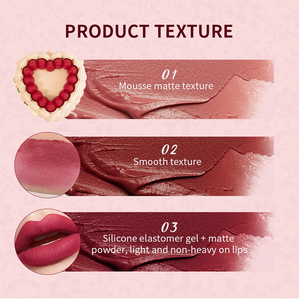 Velvet Matte Strawberry Lip Cream