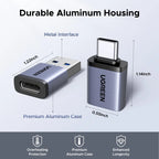 USB A Male to USB C Female OTG Adapter Converter