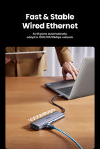 9-in-1 USB-C Hub with 4K 60Hz HDMI and 100W Power Delivery