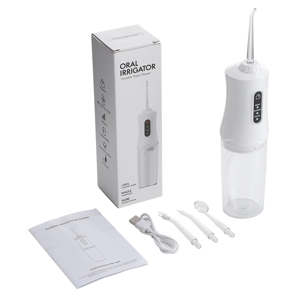 Portable Rechargeable Oral Irrigator Dental Water Flosser