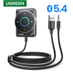 Bluetooth 5.4 Car Aux Receiver with Noise-Cancelling Mic