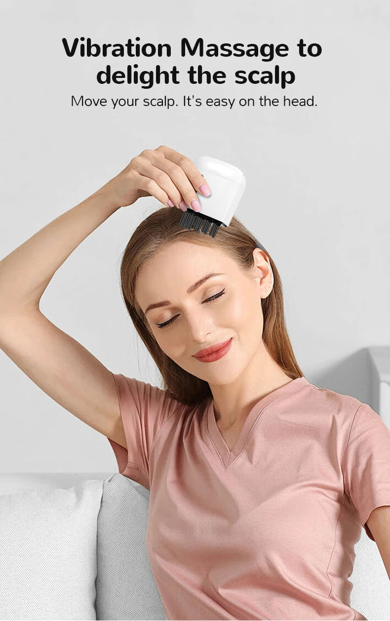 Electric Scalp Massager and Hair Oil Applicator Comb