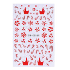 Christmas Cartoon Nail Art Decals