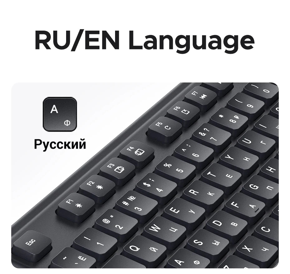Ultra-Slim 2.4G Wireless Keyboard for PC and Laptop - 22