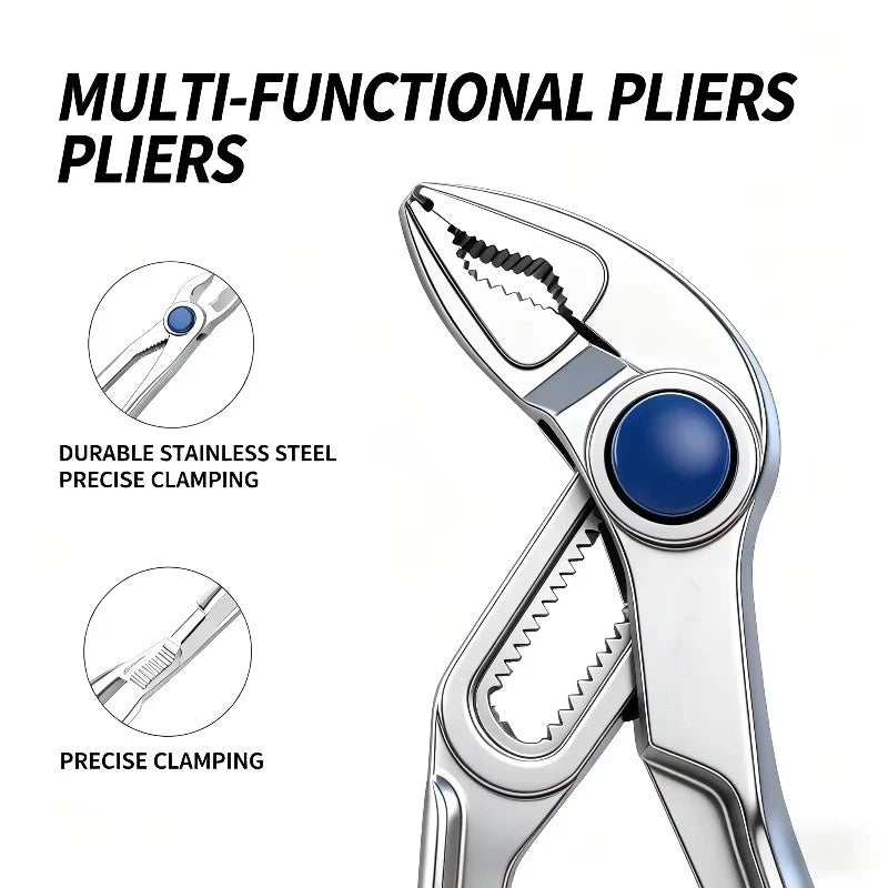 Compact Adjustable Water Pump Pliers for Tight Spaces