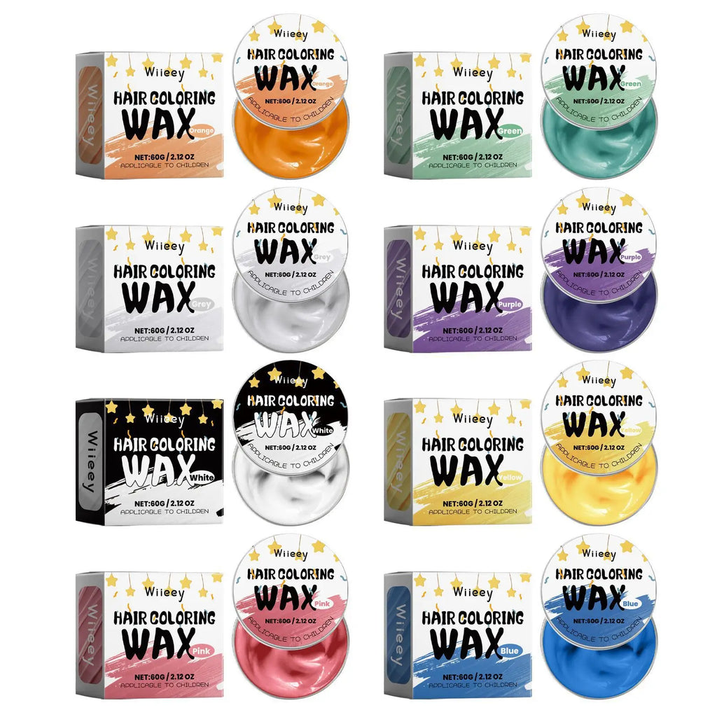 Temporary Hair Color Wax for Kids and Party Styling