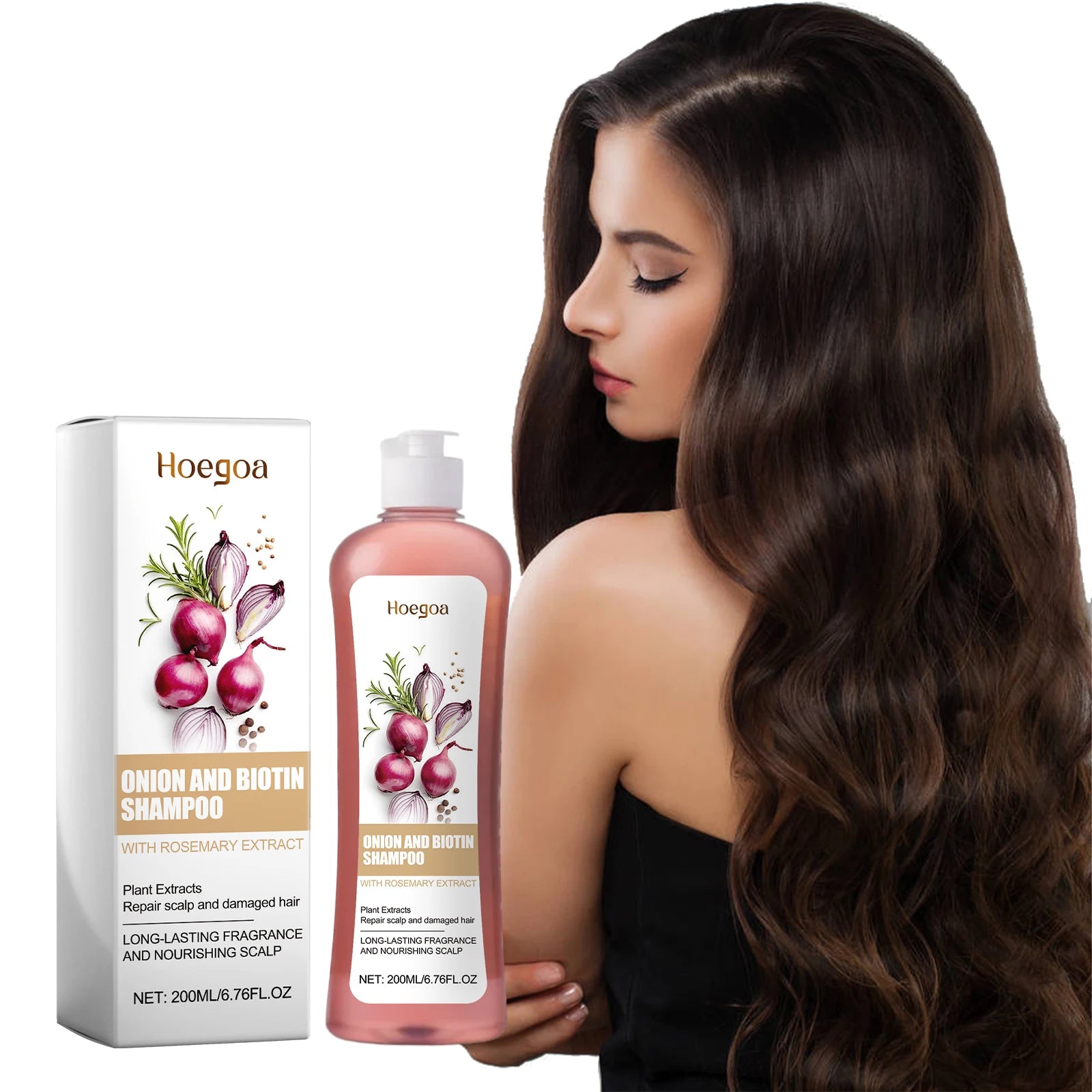 Onion and Biotin Shampoo for Hair Growth and Scalp Repair - 8