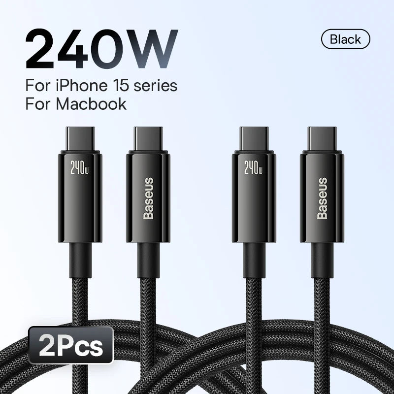 240W USB-C to USB-C PD 3.1 Fast Charging Cable