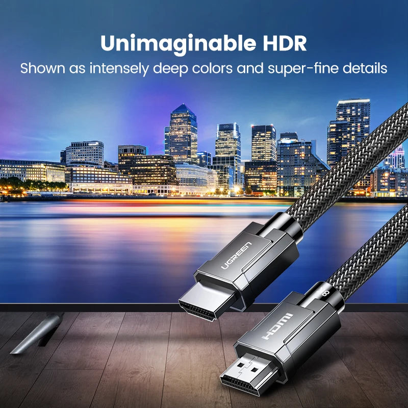 8K 60Hz Ultra High-Speed HDMI 2.1 Cable for Gaming and Home Theater - 3