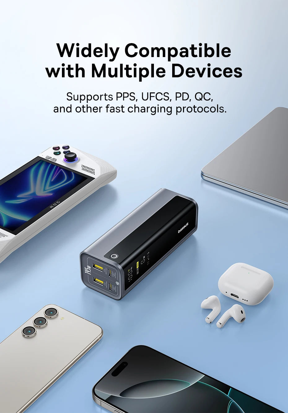 145W Fast Charging Portable Power Bank 20800mAh