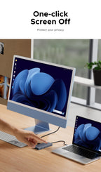 9-in-1 USB-C Hub 4K 60Hz Docking Station with 100W Power Delivery