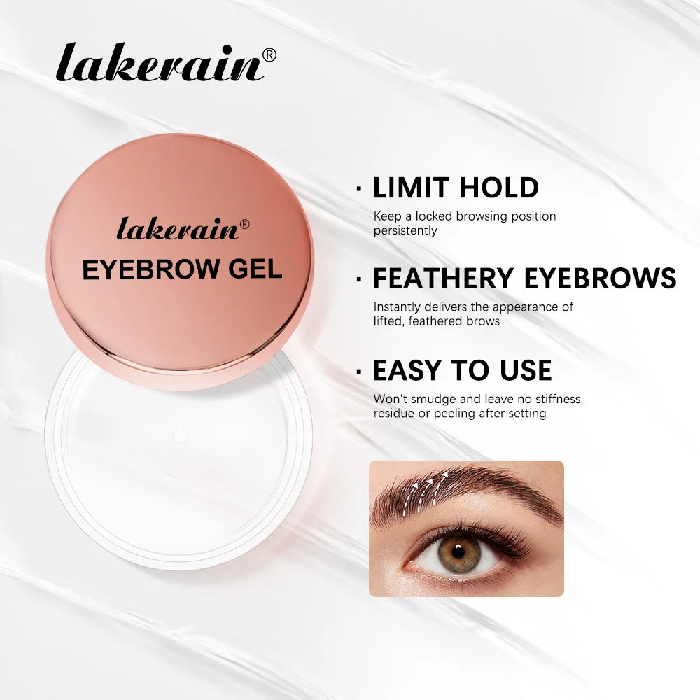 Waterproof Clear Eyebrow Styling Gel for Laminated Brow Look