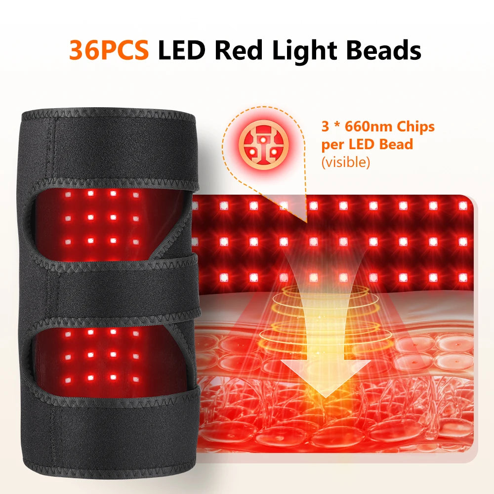 Red Light Therapy Heated Knee Brace