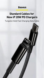 20W USB-C to Lightning PD Fast Charging Data Cable