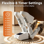 Foldable 4-Tube Electric Shoe and Boot Dryer with UV Sterilization