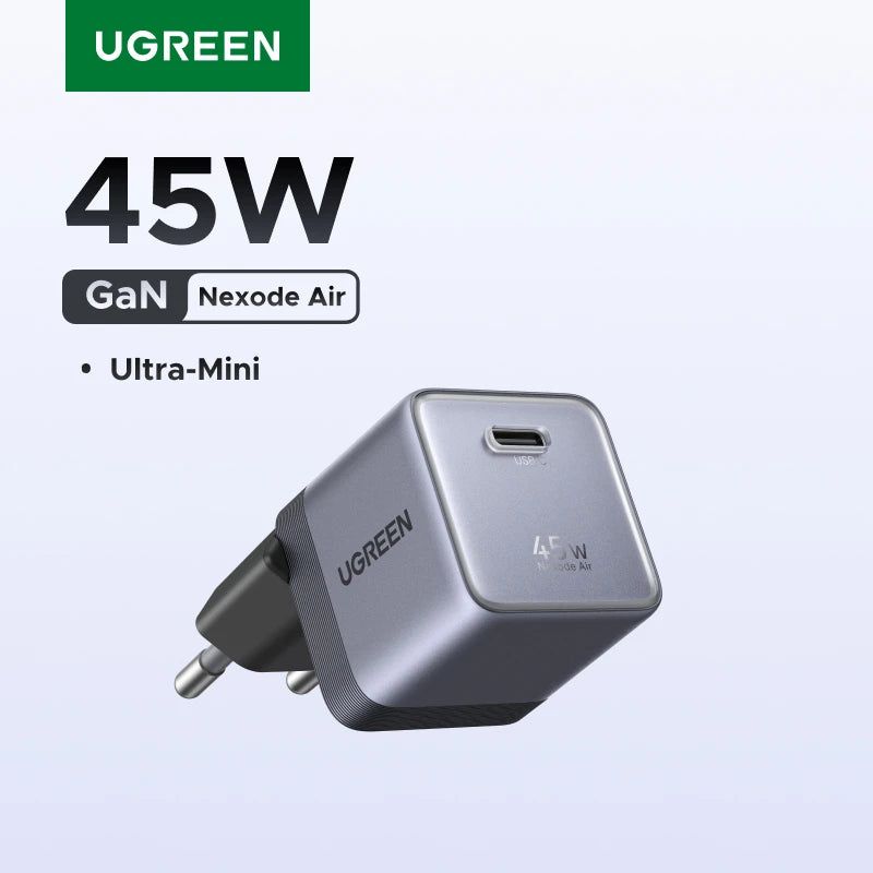 45W GaN USB-C Fast Charger for Smartphones and Tablets