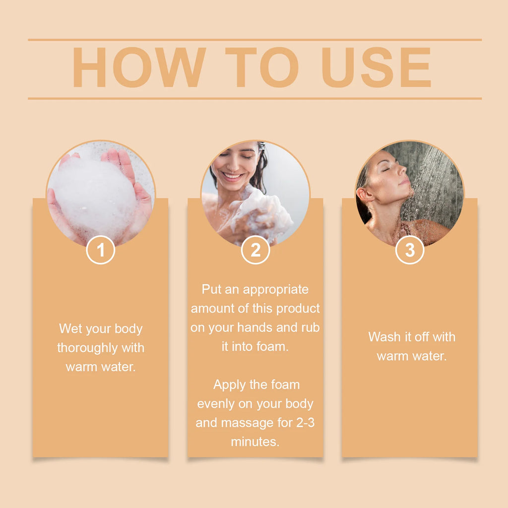 Persimmon Body Wash for Sweat Odor Elimination