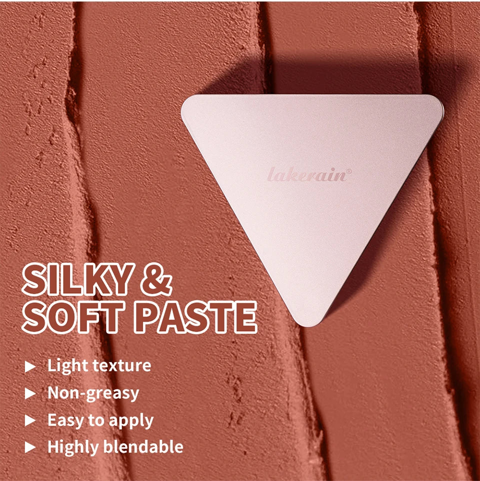 Matte Satin Cream Blush for Long-Lasting Natural Glow