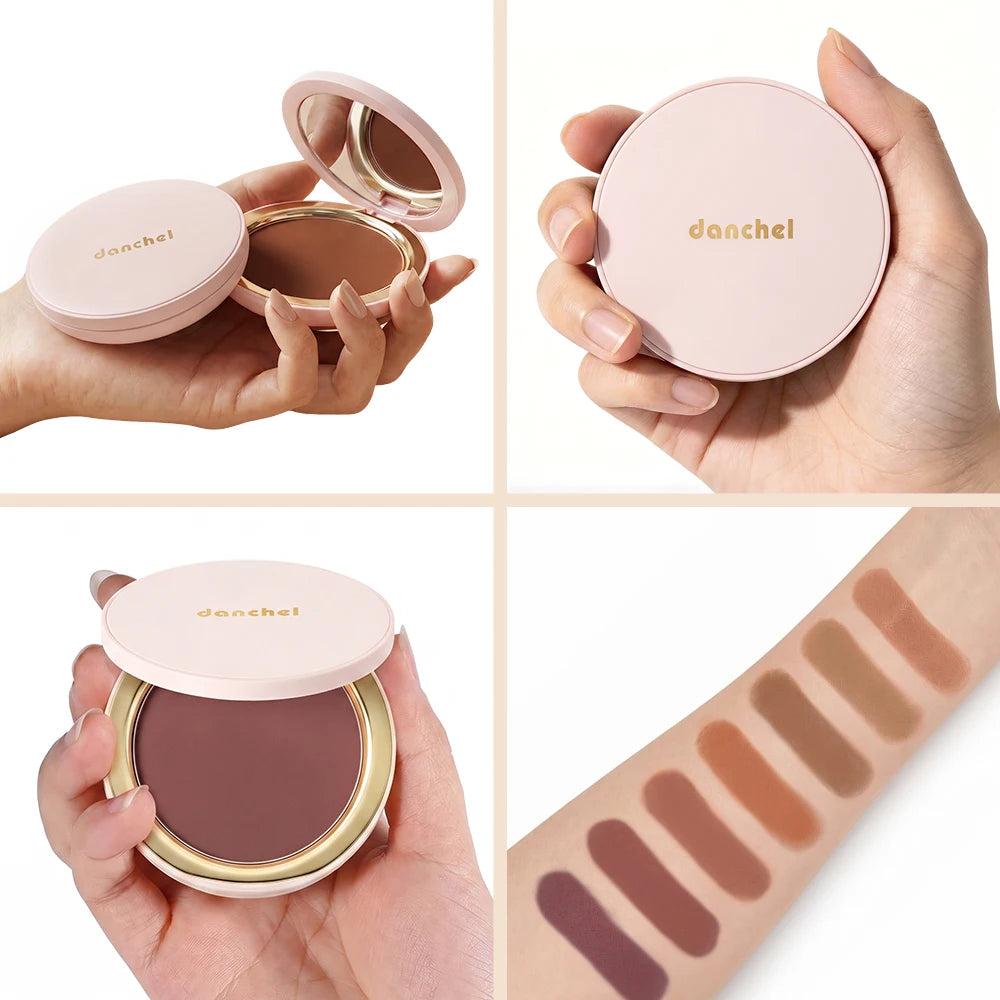 Matte Pressed Powder Bronzer for Sculpting and Contouring