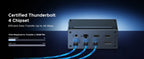13-in-1 Thunderbolt 4 Docking Station 40Gbps 8K Dual Display Hub
