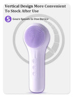 Sonic Electric Facial Cleansing and Massaging Brush