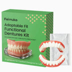 Comfort Fit Silicone Snap-On Dentures for Instant Smile