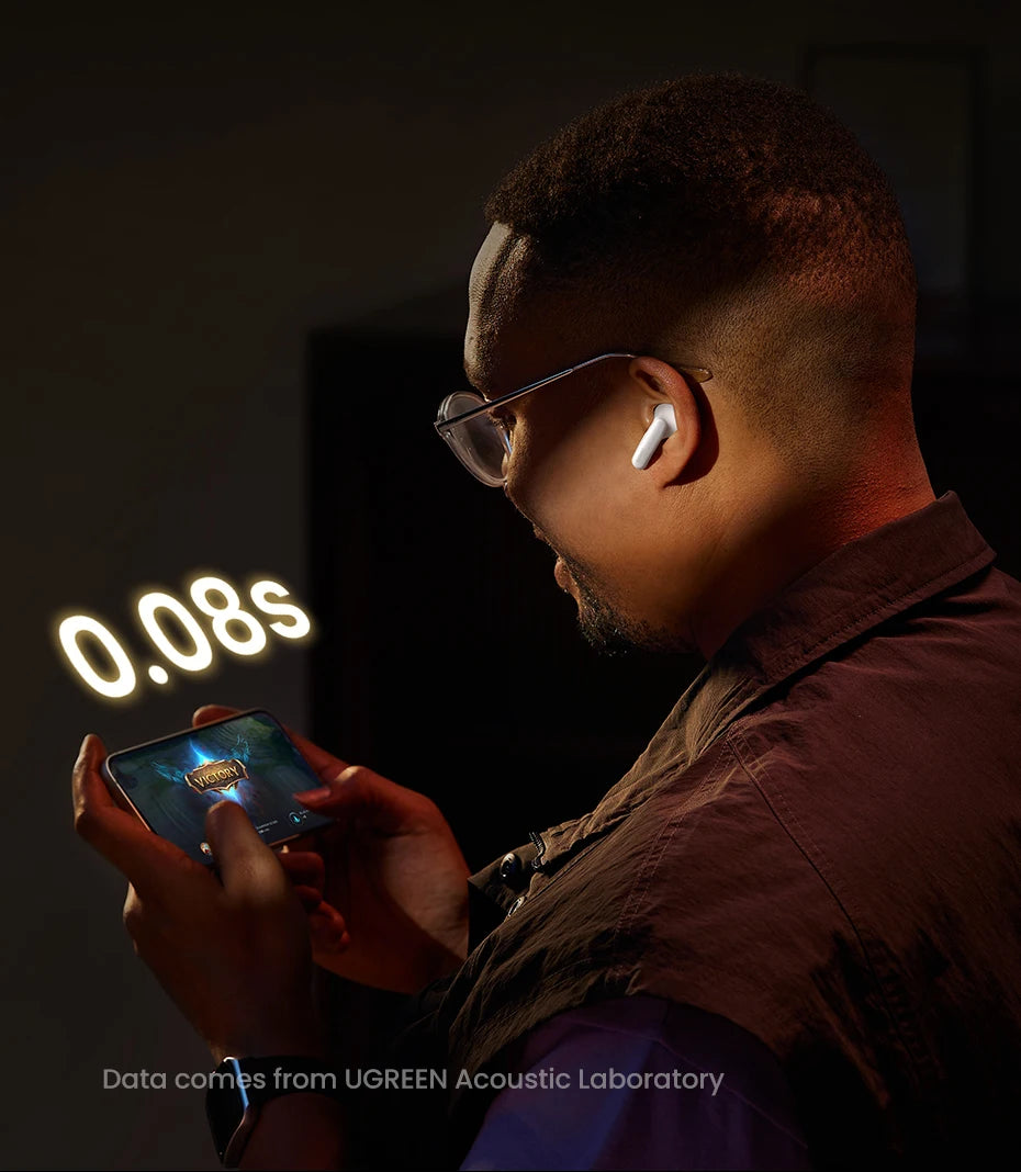 Adaptive Noise Cancelling Wireless Earbuds with LDAC Hi-Res Audio