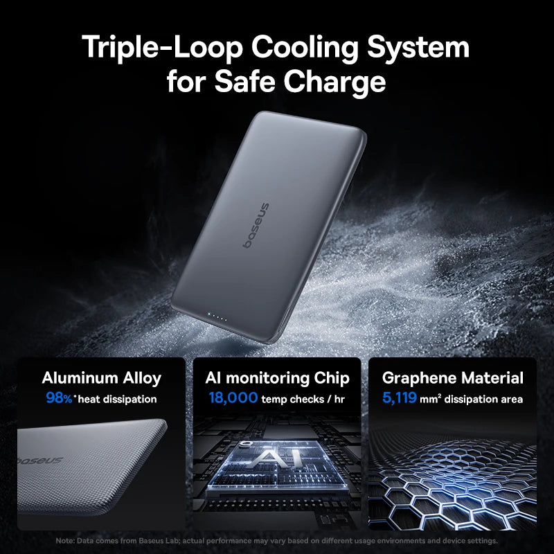5000mAh Magnetic Wireless Power Bank for Smartphone Fast Charging