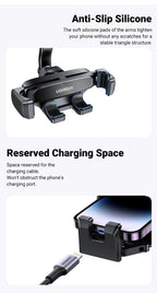 360° Rotating Gravity Car Phone Holder for Air Vents
